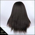  Brazilian virgin hair kinky straight lace front wigs 4