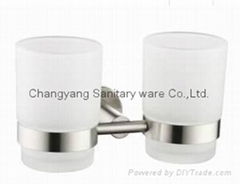 ChangYang CY-80005 Bathroom Wall mounted SUS304 Double cupholder