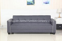 Fabric Sofa Bed with Armrest 