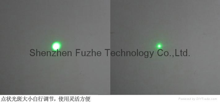 FU532AD100-FGD16 3.5~25VDC wide voltage 532nm 100mW Dot green laser module 1