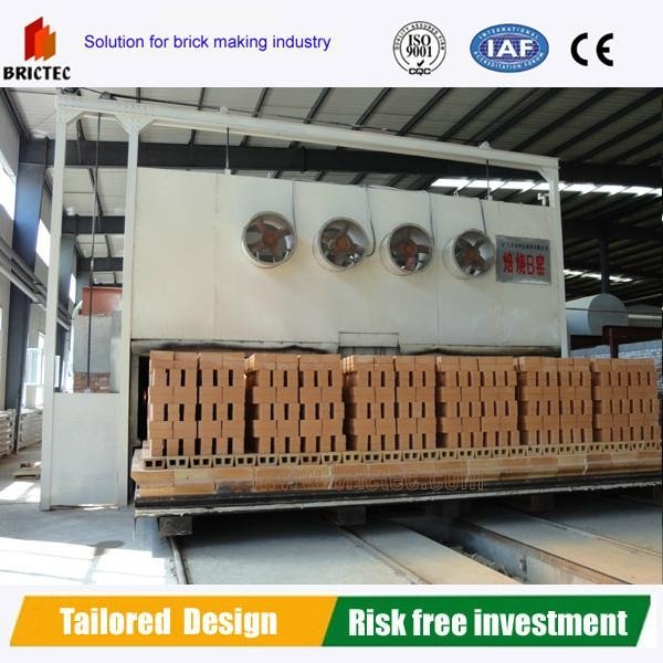 Brick production line with Tunnel Kiln 3