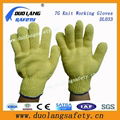 Grey String Knit Cotton and Polyester Glove 1