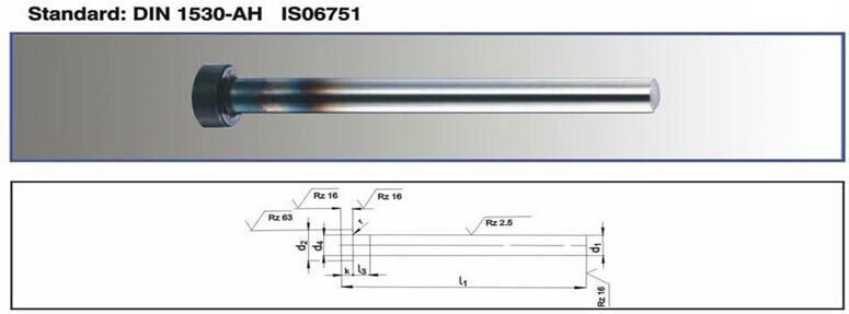 Ejector PIN for DIN 1530-AH