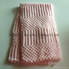 knitting scarf for lady in solid color