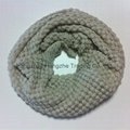 100% soft acrylic knitting neck scarf