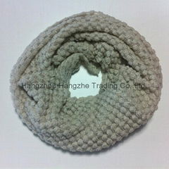100% soft acrylic knitting neck scarf