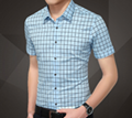 2015 new fashion men shirt short sleeve summer style 4