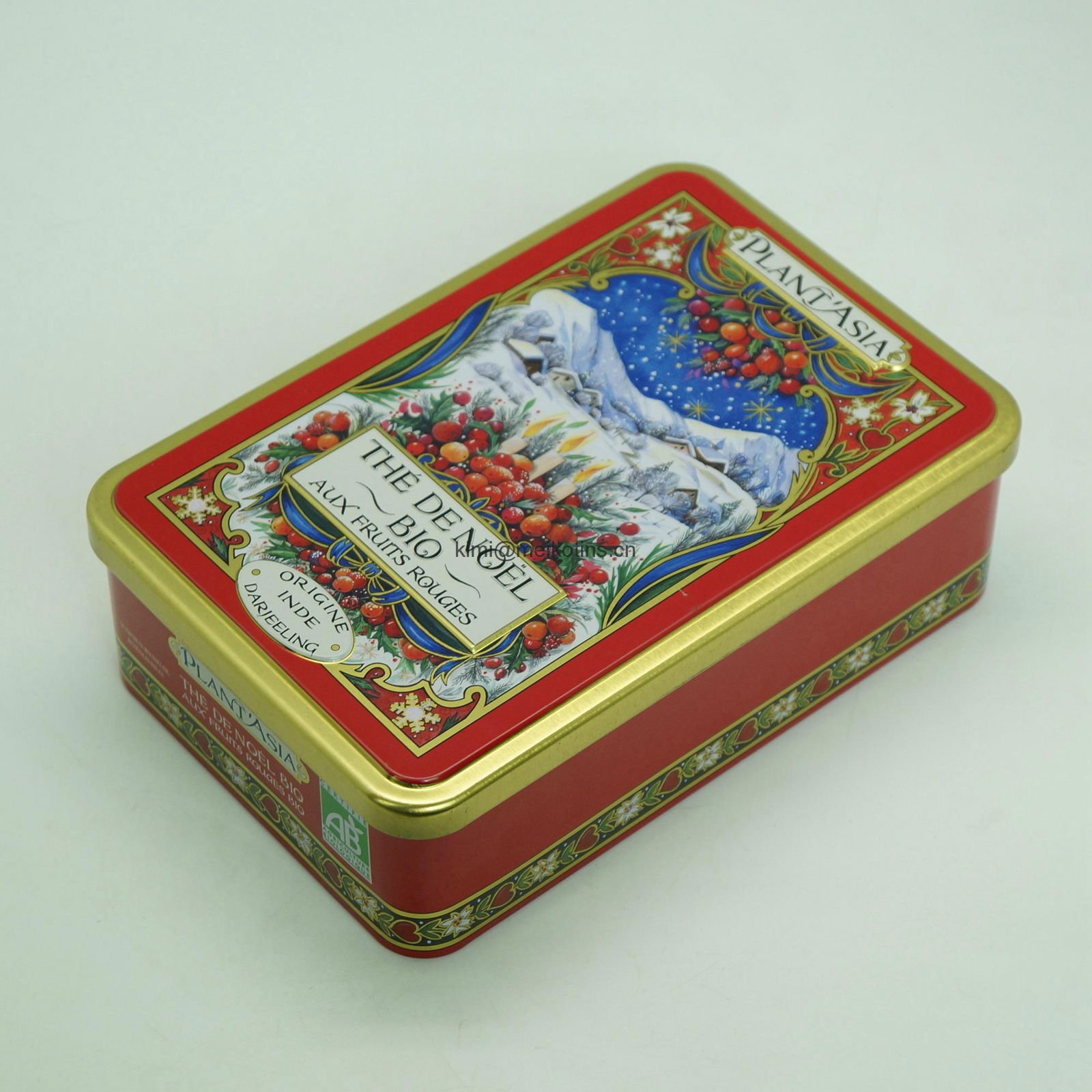  Rectangular Food Tin Box