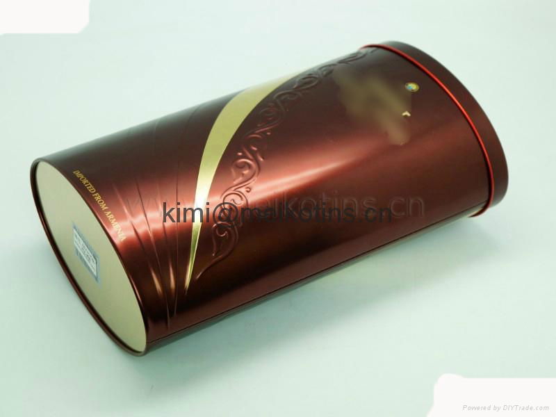  Oval Ellipse wine tin box 2