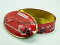 Oval tin box 5