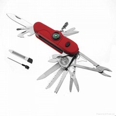17 in 1 swiss knife with compass