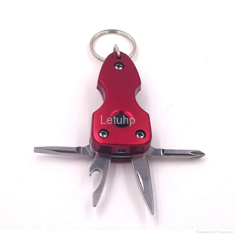 promotional multifunction keychains with LED light