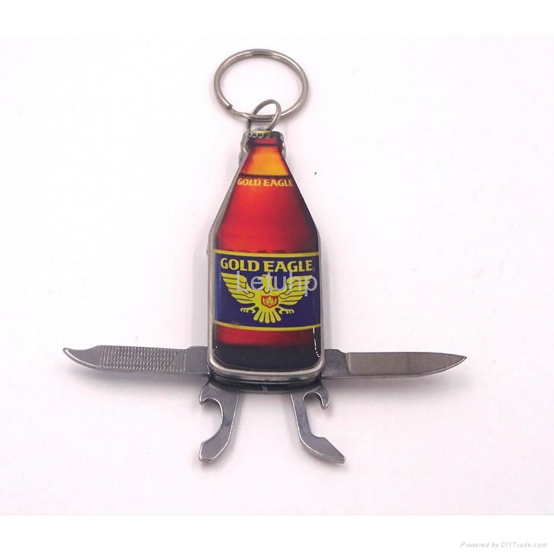 promotional keychains in bottle shaped