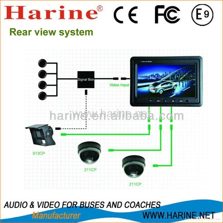 Harine provide 7" Color rear view system