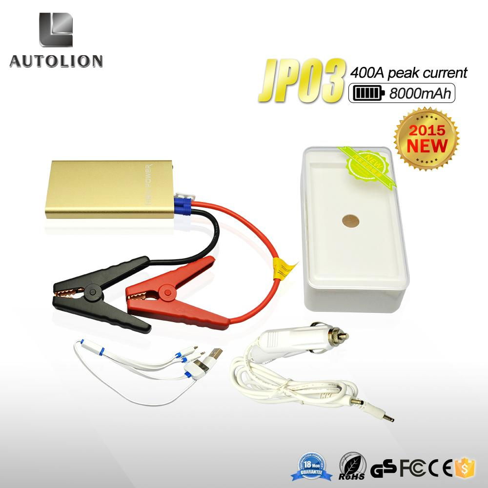 Super slim  power bank car jump starter for cars phones 4