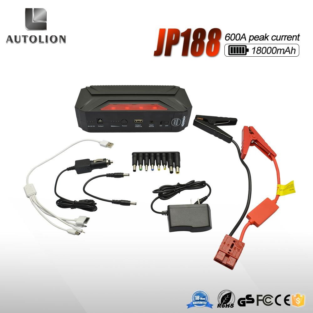 Car jump starter 12v multi function jump starter portable power bank car battery 3