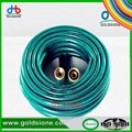 pvc garden hose with high strength  polyester fiber 
