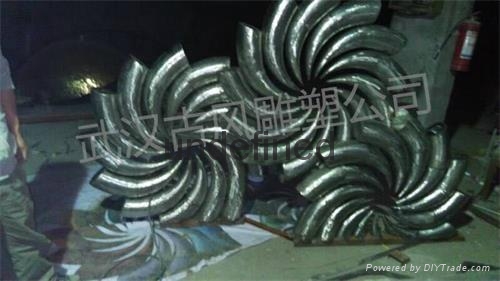 .不鏽鋼鍛造風車製作 4