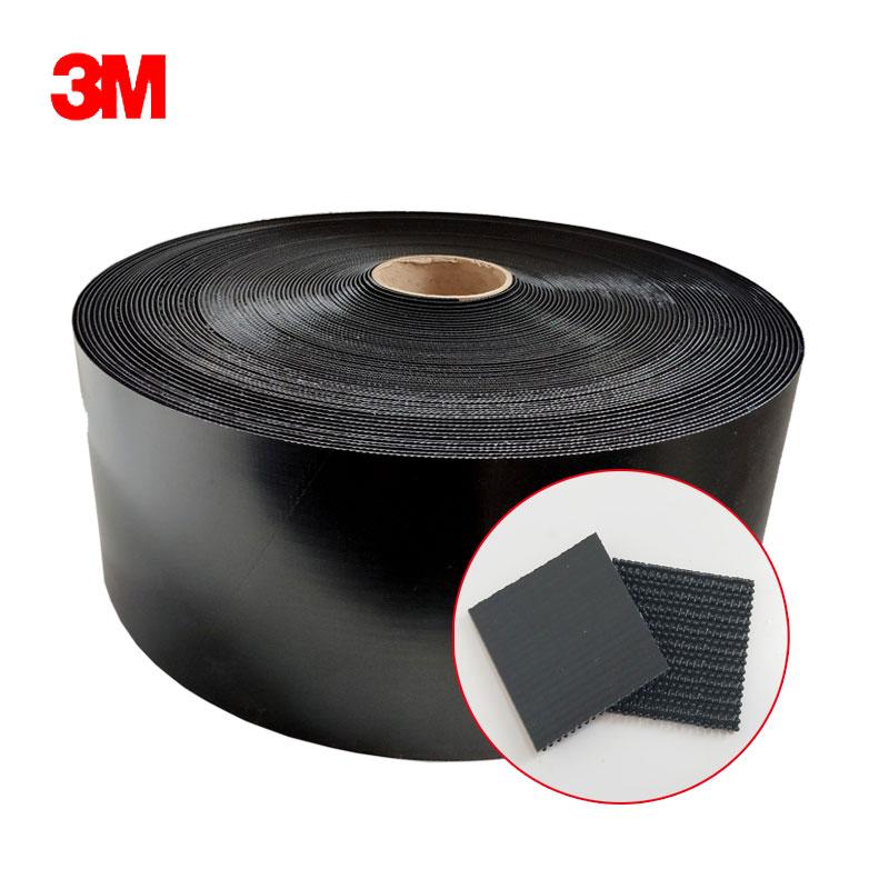 3M SJ 3440 black double lock no back glue can double button mushroom buckle 2