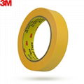 3M 244 high temperature automotive masking paper yellow traceless tape 4