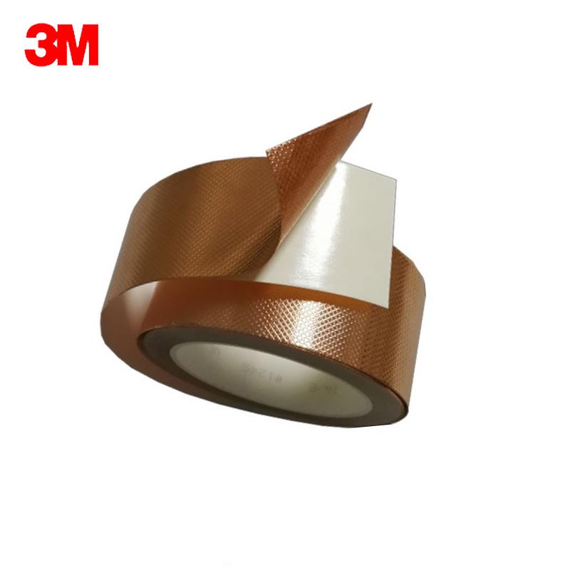 3M1245壓花銅箔雙面導電膠帶耐高溫電磁屏蔽防靜電膠帶 5