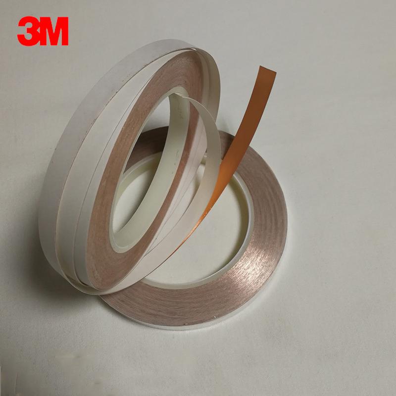 3M 1182 rubber copper foil with emi shielding ground low voltage conductor tape 5