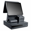 BUSIN 15" Capacitive Touch Screen POS with receipt printer and cash drawer 2