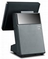 BUSIN 15" 5-wire Resistive Touch Screen POS  w/Built-in Printer and Cash Drawer 3