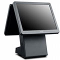 BUSIN 15" Capacitive Touch Dual Screen POS with 15" customer display 5