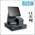 12.1" 10-point Capacitive Touch Screen POS w/ VFD Customer Display & 80mm Printe