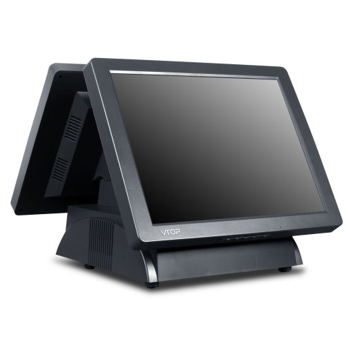 15inch Resistive Touch Dual Screen Cheap POS Terminal  2