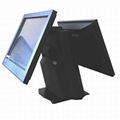 15" Dual Screen Capacitive Touch POS with Intel i3/i5/i7 Qr Core processor & 15" 5