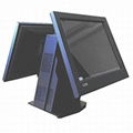 15" Dual Screen Capacitive Touch POS with Intel i3/i5/i7 Qr Core processor & 15" 1