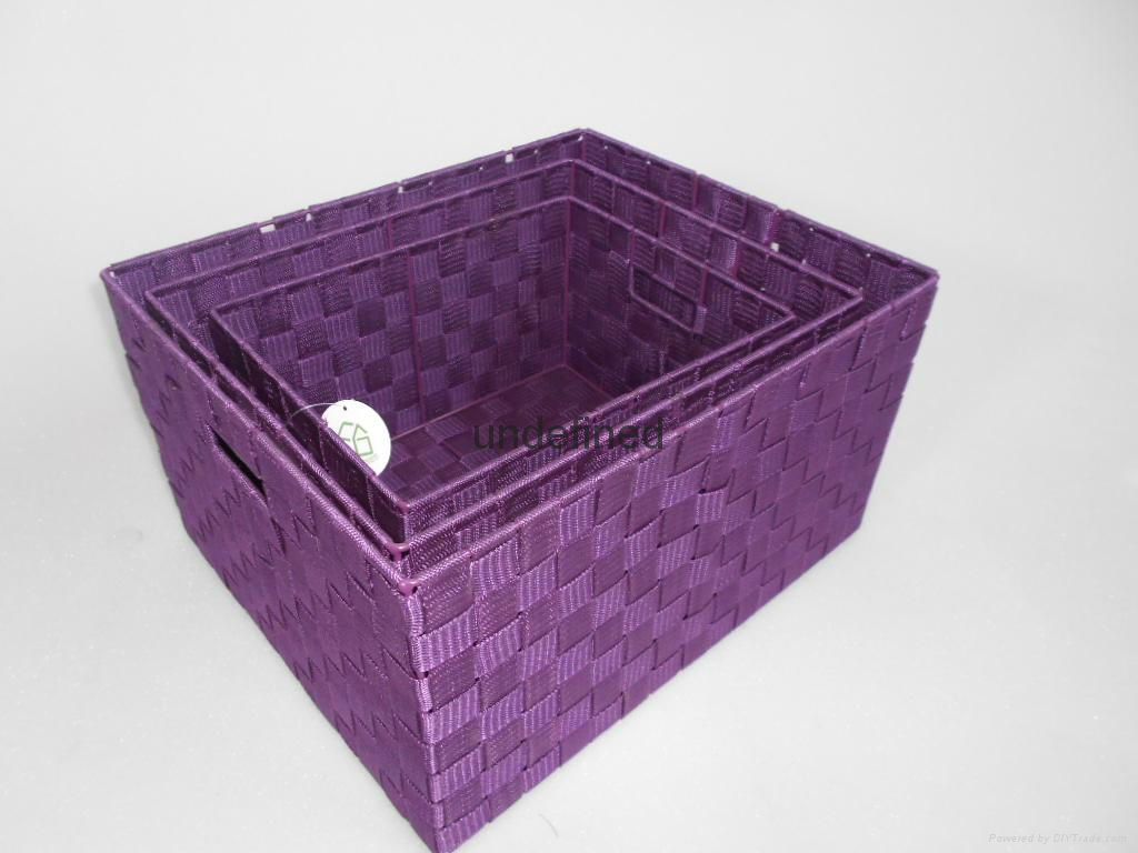 PP nylon storage gift baskets 