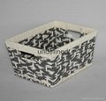 paper rope baskets with storage  2