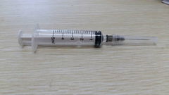 3-part disposable syringe