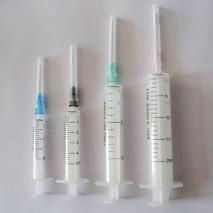 2-part disposable syringe