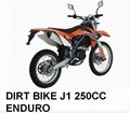 KTM style high quality 250cc J1 enduro dirtbike with light mirror china manufact 3