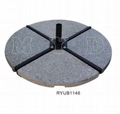  Granite Fan Shape Base for Garden(RYUB1146)