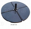 Polish Granite Fan Sharp Umbrella Base