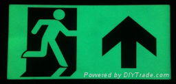 Photoluminescent Ground Exit Signs