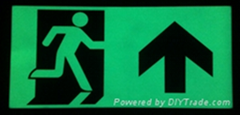 Photoluminescent Ground Exit Signs