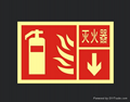 PhotoluminescentPhotoluminescent Fire Equipment Instruction Signs 3