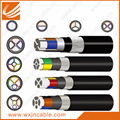 0.6/1KV VLV33-Aluminium Conductor PVC Insulated Steel Wire Armoured PE Sheathed  1