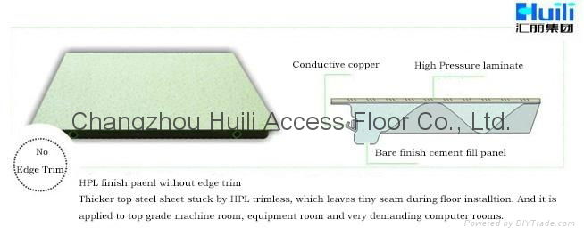 HPL finish anti-static raised access flooring
