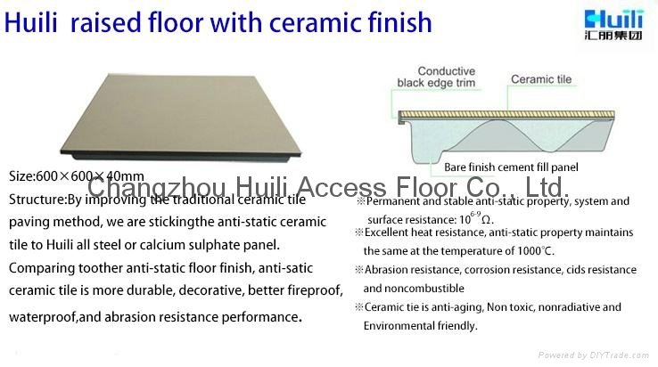 Ceramic finish anti-static floor 2