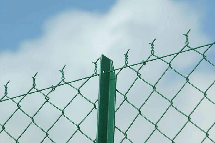 PVC chain link fence