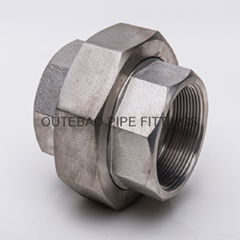 High pressure threaded union