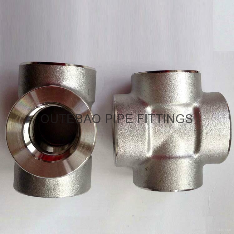 Threaded cross 3000lb,6000lb (China Manufacturer) Pipe Fittings