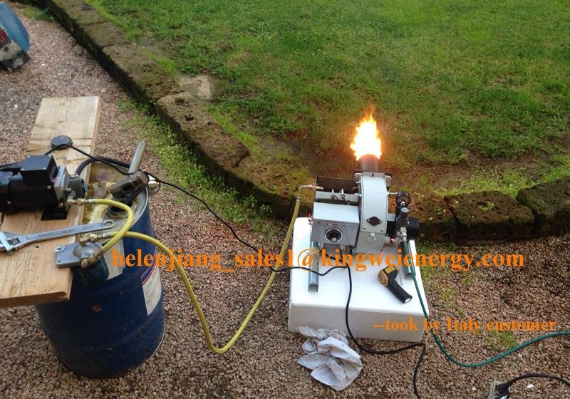 2015 hot sell kingwei03 waste oil burner 4